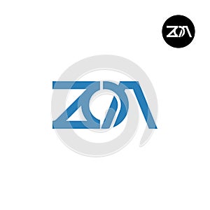 Letter ZOA Monogram Logo Design