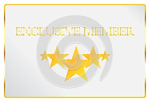 Exclusive Member Card