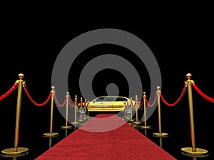 Exclusive red carpet