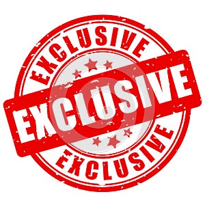 Exclusive rubber stamp