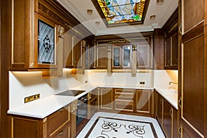 Exclusive wooden furniture royal kitchen