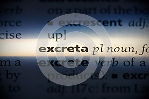 Excreta