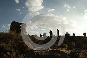 Excursion on the ruin photo