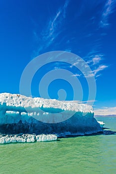 Excursion to white-blue glacier