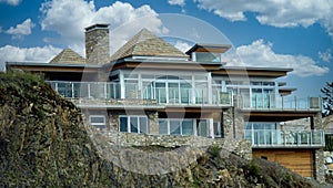 Executive Cliff Home Exterior Canada Custom House Exclusive Design