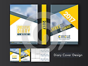 Executive Diary Template or Cover design. photo