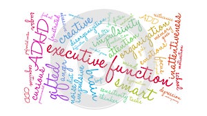 Executive Function Animated Word Cloud