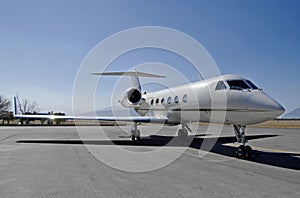 Executive jet front