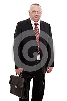 Executive man with briefcase