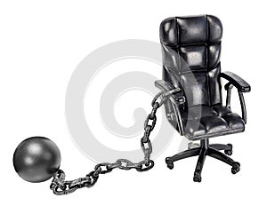 Executive Office Chair with ball and chain