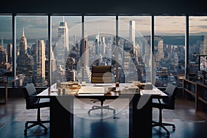 Executive Office with City View