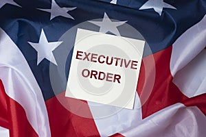 Executive order inscription. President`s law and legislation