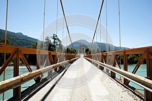 Exequiel Gonzales Bridge - Carretera Austral - Chile photo