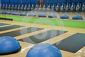 Exercise balls, mats and spin cycles