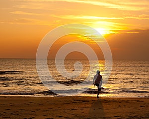 Exercise on the beach