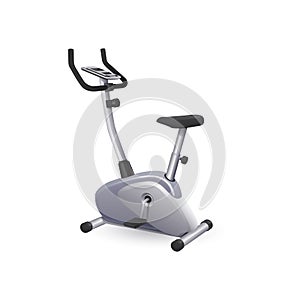 exercise bike. Vector illustration decorative background design