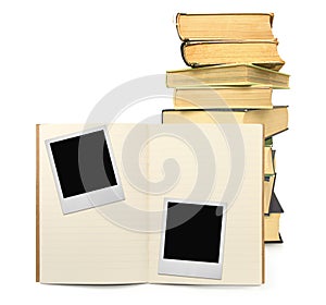 Exercise book and two photo frames #2