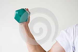 Exercise with dumbell