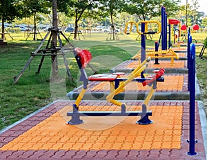Exercise Equipment in public park