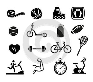 Exercise and Fitness Icons