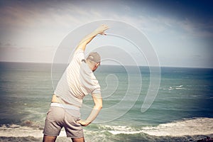 Exercise and sea view.