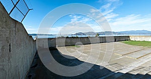 Exercise yard Alcatraz