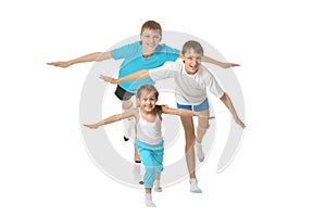 Exercising children