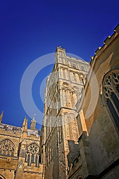 Exeter Cathedral in Summer