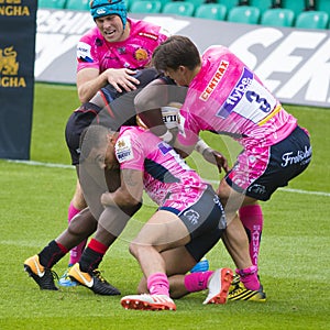 The Exeter Chiefs and Saracens Rugby 7 S