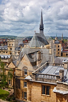 The Exeter college chapel. Oxford University. Oxford. England