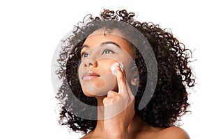 Exfoliating skincare beauty treatment photo