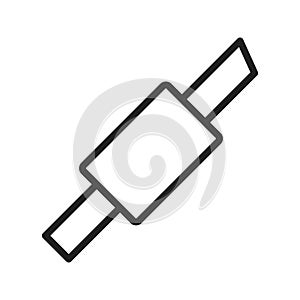 Exhaust Pipe icon vector image.