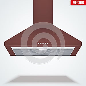 Exhaust range cooker hood