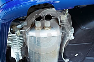 Exhaust system muffler