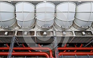 Industrial rooftop exhaust vents and ventilation units