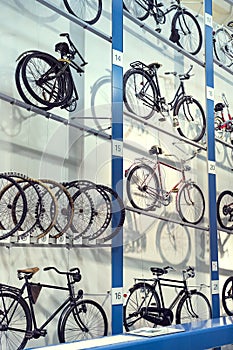 Exhibition of bicycle models and the development process of the bicycle industry to the Munich Transport Museum Deutsches Museum