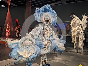 Exhibition Black Indians of Louisiana in Quai Branly museum, Paris, France