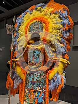 Exhibition Black Indians of Louisiana in Quai Branly museum, Paris, France