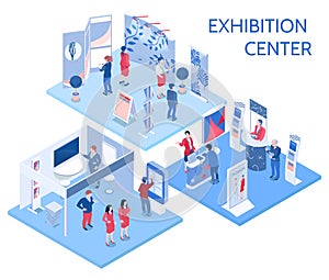 Exhibition Center Isometric Compositions photo