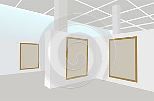 Exhibition frames vector