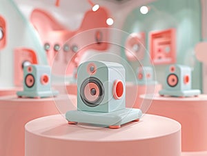 Exhibition of high-fidelity sound equipment for networked audio systems