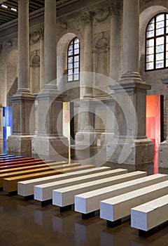 Exhibition at the historic venure of La Misericordia in Venice during the Architecture Biennale