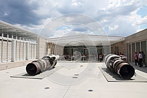 Exhibition of jet engines