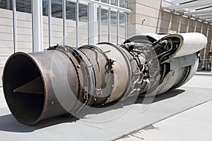 Exhibition of jet engines
