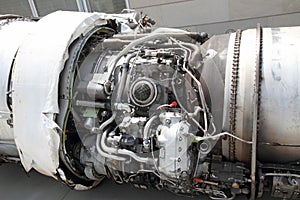 Exhibition of jet engines