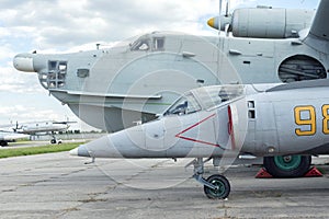 Exhibition of old model airplanes