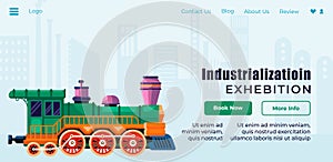 Exhibition of steam locomotives and railways web