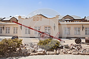 Exhibitions of the Swakopmund Museum on the site of the former Otavi railway station