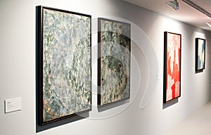 Exibition of abstract painter Serg Polyakov