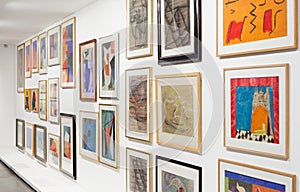 Exibition of abstract painter Serg Polyakov